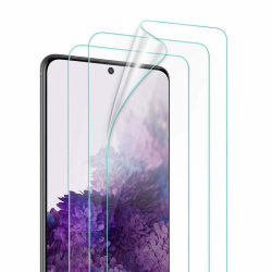 3st Samsung S20 Skärmskydd Plast l Soft l Curved l Heltäckande transparent Samsung S20