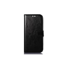 Samsung S9 Läderfodral l Plånboksfodral l Svart l Kreditkort svart
