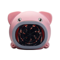 Air Heater Warmer Fläkt, Portable Electric Heater Mini Desktop Fläkt Pink