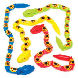 Jointed Wiggly Snakes Perfekta presenter för barn att leka med
