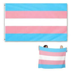 Transgender Flag 3x5 Ft, Lgbt Flag, Indoor Outdoor Festival
