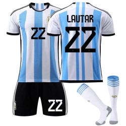 Barn / Voksen 20 22 World Cup Argentina Sett LAUTAR-22 #xs