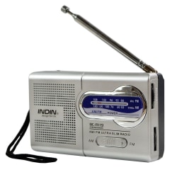 BC-R119 AM FM kannettava miniradioantenni DC 3V