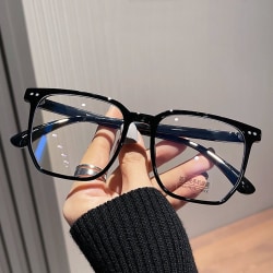 Anti-Blue Light Glasögon Överdimensionerade glasögon SVART Black
