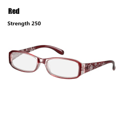 Lesebriller Briller Synspleie RED STRENGTH 250