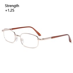 Läsglasögon Presbyopiska glasögon STYRKA +1,25