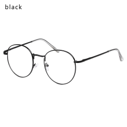 Runde briller Brilleinnfatning Optiske briller SVART