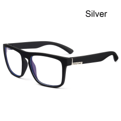 Anti-Blue Light Briller Overdimensjonerte briller SØLV