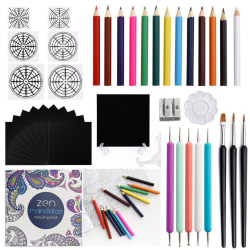 41 stk/sæt Mandala Dotting Tool Malerpensel Art Pen