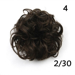 Hair Bun Hair Extension Curly Scrunchie 4