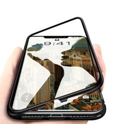 Premium iPhone 11 Pro Stötdämpande magnet Skal med glas C4U® Svart