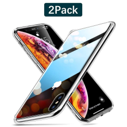 C4U® 2-Pack iPhone XS Max TPU Protection - Slimmat skal