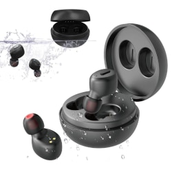 Vattentäta Bluetooth Hörlurar - Laddbox 28 timmar C4U® - X300 Svart