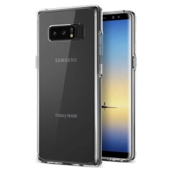 Mobilskal Samsung Galaxy Note 8 Transparent svart kant