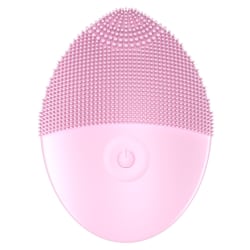 Elektrisk rengöringsborste Ansiktsborste Djuptvättande pormaskar pink