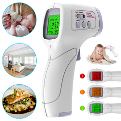 Infraröd digital kontaktfri pannkroppstermometer Vuxen barn