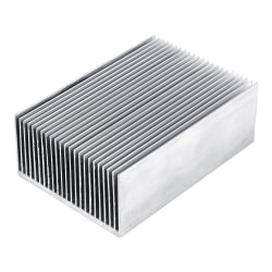 1kpl alumiininen jäähdytyselementin jäähdytyslevyn jäähdytys Led-vahvistintransistori IC-moduulille 100 * 69 * 36 mm