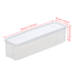 Forseglede nudler Crisper Plastic Nudler Spaghetti Box Refrigerat White