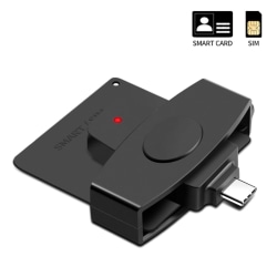 USB Typ C Smart Card Reader Sim Cloner Typ C Adapter För Ext