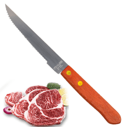 1PC Steak Professional Rostfritt stål Middag Sharp Kitchen T