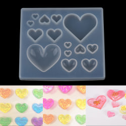 Candy Heart Silikone Form Sortiment Resin Cabochon Making