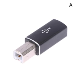 4 stiler USB Type C hunn til USB B hannadapter for skanner Pr A