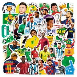 50st Fotbollstjärna Fotboll Graffiti Stickers Laptop Skateboard