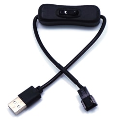 Adapterkabel för USB till 3-stifts switchkontakt