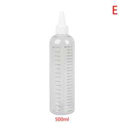 Plastpåfyllningsbar flaska olja flytande droppflaskor White 500ml