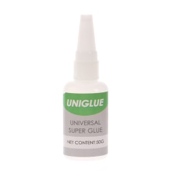 50G Uniglue Universal Super Glue Oljeaktig Sterkt selvklebende lim Green