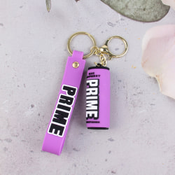 3D Prime drikkeflaske nøkkelring for kvinner menn bil nøkkelring Trinke Purple