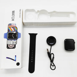 Smartwatch I7 Pro Max Iwo 13 Series 7 telefonsamtale Custom Watch F Black