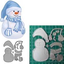 Snowman Christmas Metal DIY Embossing ting Dies