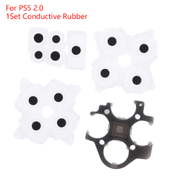 1Set L R ABXY Button Silicone Conductive Rubber Replacement Par