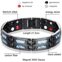 Magnetisk armbånd til mænd vægttab energi magneter smykker