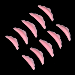 5 Par Lash Lift Lifting Curlers Curl Silicone Shields Pads Pink