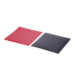 Inverterad gummisvamp för bordtennisracket Ping Pong Paddle Red+Black