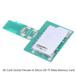Minneskortsockel hona till Micro-SD TF hanminneskortsats E