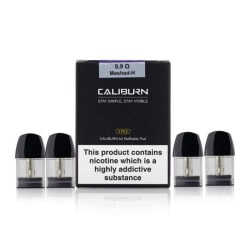 4 stk/pakning Caliburn A2 / Caliburn AK2 Pod Cartridge 2ml 100% Le