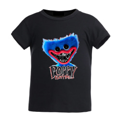 Poppy Playtime T-shirt kortärmad presenttröja för barn black 130