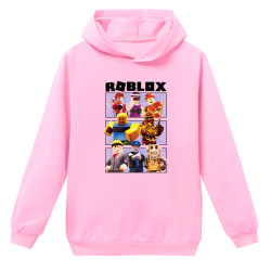 Roblox Hoodies Barn Pullover Långärmade Sweatshirts pink 130