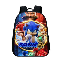 Sonic The Hedgehog School Bag, Kids Backpack, 35*27*12cm