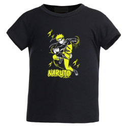 Naruto kortärmad tröja för barn för barn black 120