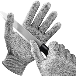Skärbeständiga handskar, 2 par, säkerhetshandskar för kökshand