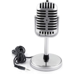 Retro mikrofon - Klassisk retrostil dynamisk stereomikrofon