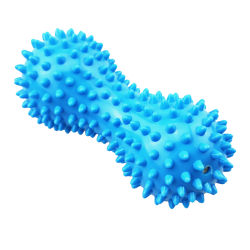 Yogamassageboll, Spiky Yoga Peanut Massageboll Fasciaboll Blue