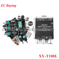XY-T100H 100W+100W TPA3116D2 Bluetooth-kompatibel 5.0 Power Audio Amplifier Board Hemmabio Stereo diskant- och basjustering XY-T100L