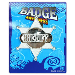 Sheriff bricka Silver one size