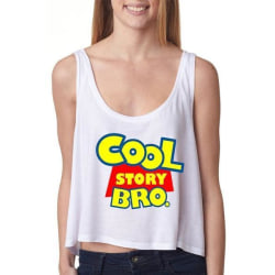 Gul Cool Story Bro Letter Crop topp White M