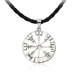 Hot Pirate Compass Vikings Necklace Halsband Silvergrå one size